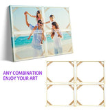 DIY Wood Canvas Frame Kit Stretch Canvas Frame Solid Wood Stretcher Bars Customized Art Frames Easy to Assemble Canvas Stretching System Gallery Wrap Oil Paintings Wall Canvas Prints WoodArtSupply