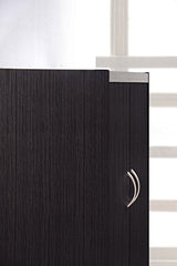 Hodedah 4 Door Kitchen Pantry with Four Shelves, Chocolate Hodedah