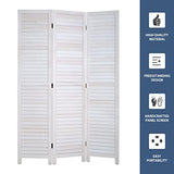 3 Panel Room Divider Privacy Screen 5.57 Ft Tall Privacy Wall Divider 66.9" x 15.7" Each Panel Folding Wood Screen for Home Office Bedroom Restaurant FDW