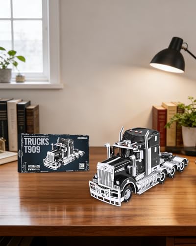Piececool 3D Metal Puzzles T909 Trucks Model Kits for Adults to Build,DIY Hobbies Building kit Birthday Christmas Day Gifts