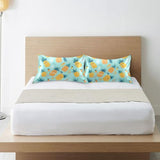 Bokkoy Soft and Silky Satin Pillow Case with Tropical Pineapple Wrinkle Resistance for Standard, Queen, and King Sizes - Single Pack Sales Bokkoy