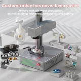 Mr.Carve S4-30W Fiber Laser Marking Machine for Metals&Jewelry&Plastics,Fiber laser engraver with Lightburn compatibility MR. CARVE