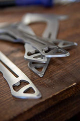 Smith & Wesson 8in Throwing Knives and 10in Axes Combo with Full Tang Stainless Steel Design, Bottle Opener and Nylon Sheaths for Recreation and Competition Smith & Wesson