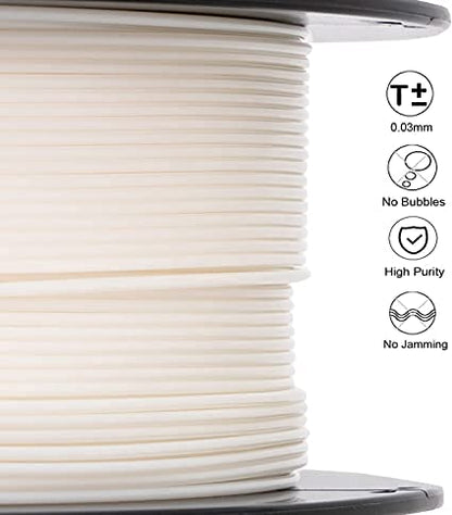 Everyglow 3D Printer Filament, PLA Filament 1.75mm, Glow in The Dark Filament,1KG (2.2 LBS) Spool (Natural Glow Red) - WoodArtSupply