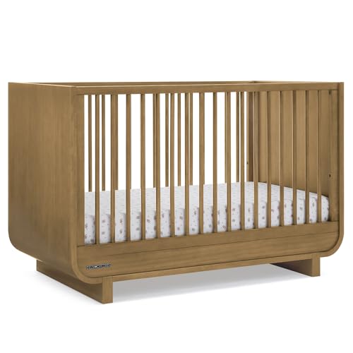 Delta Children Rhodes 4-in-1 Convertible Crib - Greenguard Gold Certified, Acorn