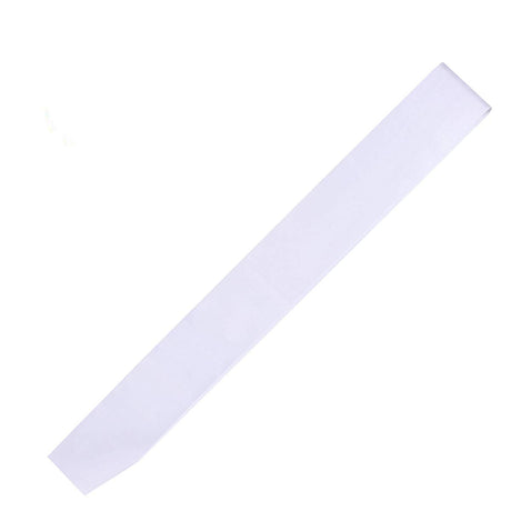 DJDZ 4 Pack White Blank (Plain) Satin Sash Party Accessory for Party,Wedding Decorations and DIY - Design Your Own Sash (White) DJDZ