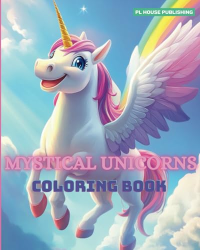 Mystical Unicorn Coloring Book: Fun-filled magical coloring book for kids and kids at heart WoodArtSupply