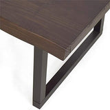 Jennings Solid Wood Live Edge Sofa Bar Table in Cherry and Ebony Finish Steve Silver