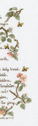 Janlynn Counted Cross Stitch Kit, The Lord's Prayer, Blue, By the yard Janlynn Corp.