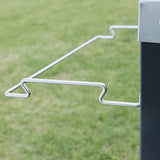 Royal Gourmet PC3404S Rolling Dining Table with Trash Bag Holder, Outdoor Garden Patio BBQ Kitchen Food Prep Table Cart, 34"L x 20"W Stainless Steel Tabletop, Silver & Black Royal Gourmet