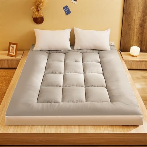 Thick Japanese Futon Mattress, Roll-UpMattress,Single/Double/Queen Size, Portable Camping Mat, Sofa Bed, Tatami Mat,Breathable Floor Lounger, Fold Sleeping Pad for Home Travel Generic