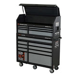 52 in. 15-Drawer Tool Chest and Rolling Cabinet Combo ShopMax