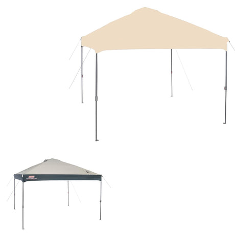 Garden Winds Custom Fit Replacement Canopy Top Cover Compatible with The Coleman Straight Leg 10 x 10 - Upgraded Performance RIPLOCK 350 Fabric Garden Winds