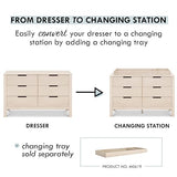 Carter's by DaVinci Double Colby 6-Drawer Dresser, Washed Natural DaVinci