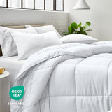 Bare Home Duvet Insert Comforter - Queen Size - Goose Down Alternative - Ultra-Soft - Premium 1800 Series - All Season Warmth - Bedding Comforter (Queen, White) Bare Home