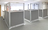 Versare Pre-Configured Hush Panel Electric Cubicle | Workstation Divider Walls | Cubicle Privacy Panels | Office Partition Walls VERSARE