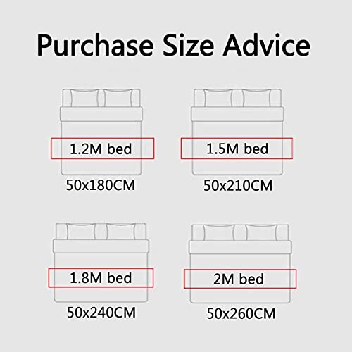GZQIAWY Bedspreads Bed Runner Throw Bedding Single Queen King Bed Cover Towel Home Hotel Decorations Bed Towel Scarf Brown 19.7 x 82.7 inches (Bed Scarf Only) GZQIAWY