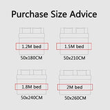GZQIAWY Bedspreads Bed Runner Throw Bedding Single Queen King Bed Cover Towel Home Hotel Decorations Bed Towel Scarf Brown 19.7 x 82.7 inches (Bed Scarf Only) GZQIAWY