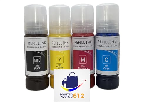 Cartridge-Free Super-Tank Printer with Sublimation Sublimation Heat Transfer Image Printing for T-Shirts Ceramic Mugs Bags and More.
