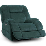 EONIX Dual Motor Zero Gravity Power Recliner Chair, 400lbs Lay Flat Recliner Sofa Chair, Independent Adjustable Footrest and Backrest, Cozy Padding and Cushion, SXXY007032, Forest Green