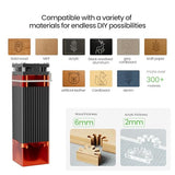 LONGER RAY5 Laser Engraver 2500mW High Precision 0.04 * 0.04mm Laser Cutter and Engraving Machine 130x130mm Working Area Mini Portable Laser Engraver for Wood Metal Acrylic Glass Longer