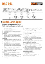 CMT DAG-001 Digital Angle Gauge CMT