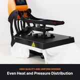 Ricoma Auto Open Heat Press, 15x15 Heat Press Machine for T-Shirts, Hoodies, Bags, and More Ricoma