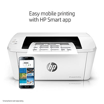 HP LaserJet Pro M15w Wireless Monochrome Printer, works with Alexa (W2G51A)