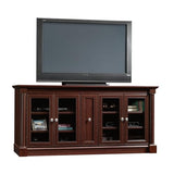 Sauder Palladia Credenza, For TV's up to 70", Select Cherry finish, 19.45"D x 70.16"W x 33.11"H Sauder