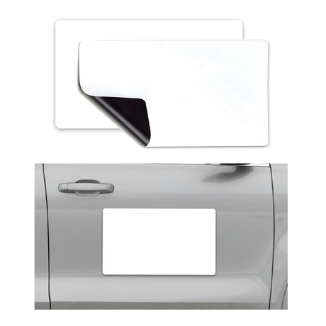 Wevdn 2 PCS 17''×12'' Blank Magnets, Rounded Corners Flexible Car Door Magnets Signs, Blank Magnet for Vehicle to Advertise Business & Prevent Scratches Dents, Car Accessories Wevdn