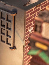 Revell Book Nook Kit Harry Potter - Diagon Alley Miniature DIY Kit 9" Booknook 3D Wooden Puzzle with LED Light Bookshelf Décor Gift for Adults Women Men