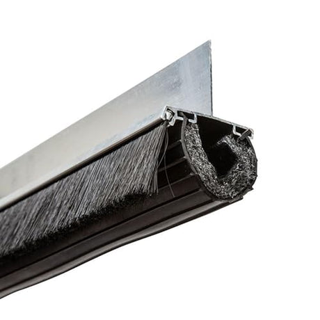 Xcluder X2 Rodent Proof Roll-Up Door Seal Kit, 8' x 2" x 1.625" Pest Control Retainer and Sealer, for Rolling Steel Doors Up to 8’ Wide, Suitable for Residential or Commercial Property Use Xcluder