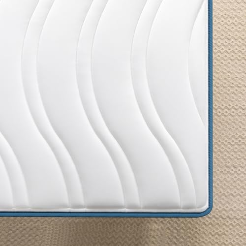 ZINUS 6 Inch Spring Sensation Hybrid Mattress [New Version], Medium Firm Feel, Fiberglass Free, Youth and Guest Bedroom, Mattress in A Box, Twin Zinus