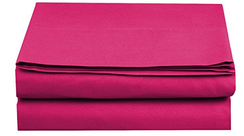 Luxury Fitted Sheet on Amazon Elegant Comfort Wrinkle-Free 1500 Premier Hotel Quality 1-Piece Fitted Sheet, Twin/Twin XL Size, Pink Elegant Comfort