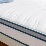 ZINUS 8 Inch Spring Sensation Hybrid Mattress [New Version], Medium Firm Feel, Fiberglass Free, Youth and Guest Bedroom, Mattress in A Box, Twin Zinus