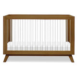 DaVinci Otto 3-in-1 Convertible Crib in Walnut with Acrylic Slats, Greenguard Gold Certified DaVinci