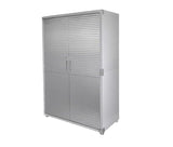 Generic Durable Stainless Steel Mega Storage Cabinet with Secure Locking Mechanism and Adjustable Shelves for Organized Storage, 48"" W x 24"" D x 72"" H (Granite) Generic