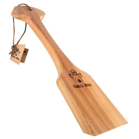 Grill Dog Cedar Hog BBQ Grill Brush Scraper - Full Size Grill Gourmet