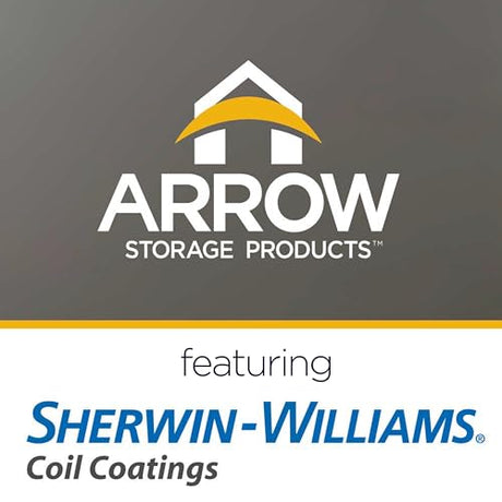 Arrow CPHC102907 Heavy Duty Galvanized Steel Metal Multi-Use Shelter, Shade, Carport, 10' x 29' x 7' Arrow