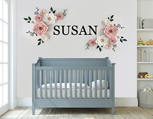 Custom Wood Name Sign, Nursery Decor, Wood Letter, Baby Name Sign（15"-58"）, Wall Art For Girl or Boy Room, Family Name Signs, Choice of Size & Fonts - WoodArtSupply