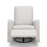 Graco Teddi Power Recliner Swivel Glider (Steel Basketweave) – Electronic Power Recline, USB-A & USB-C Charger, Premium Cushioning & Comfort Graco