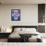 Kaleidoscope Floral pattern-107742 Diamond Painting Kits, DIY 5D Paint for Adults Kids, Full Drill Crystal Diamond Drawing Suitable for Home Wall Decoration Fhuyiks