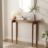 AQIMUELE Wood Console Table Walnut Entryway Table, Thin Console Table, Sofa Tables for Living Room (39.4'') AQIMUELE
