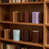 YRIHJIXQ 6Pcs Silicone Candle Molds Set Cylinder & Hexagon & Square Pillar Candle Molds with Different Textures for DIY Soy Wax Candles Resin Soap Plaster Home Decor 2.83in