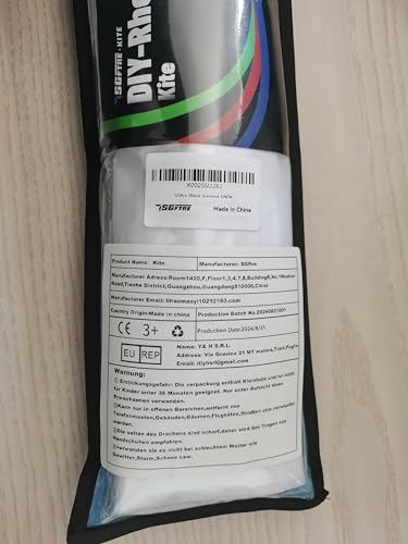 SGftre DIY Blank Diamond Kite for Kids & Adults Easy to Fly,Kite Making Kit Bulk,Kites are Used for Parties and Outdoor Beach Activities(3 Pack) SGftre