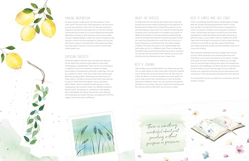 Watercolor For The Soul: Simple painting projects for beginners, to calm, soothe and inspire WoodArtSupply