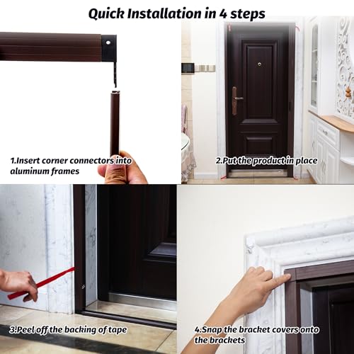 Insuluxe Shading Custom Size Interior Sliding Door/Room Divider/Closet Door/Space Saving Easy to Clean Waterproof Made in Canada No Duties (Grey - Blackout) Insuluxe Shading