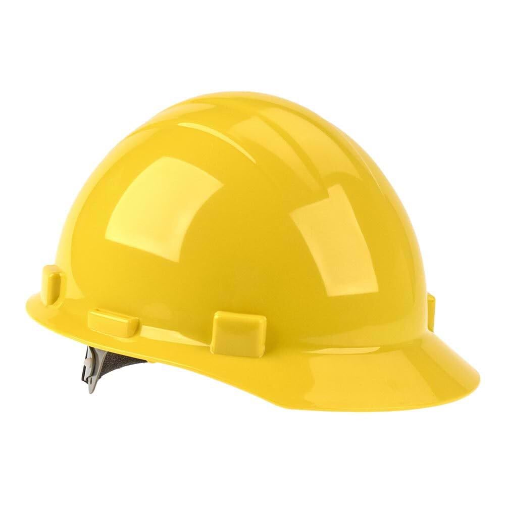 SAFEGEAR Cap Style Hard Hat, 4 Point Adjustable Ratchet Suspension, Class E and G, Yellow, 1 Piece - WoodArtSupply