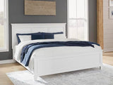 Signature Design by Ashley Fortman Farmhouse Panel Headboard, King/California King, White Signature Design by Ashley