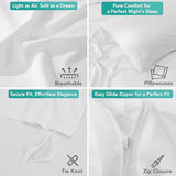 Utopia Bedding Duvet Cover Set with Pillowcases - 1 Duvet Cover with 2 Pillowcases - 20 X 36-3 Pieces Bedding Duvet Cover with Zipper Closure - Soft Brushed Microfiber (King, White) Utopia Bedding